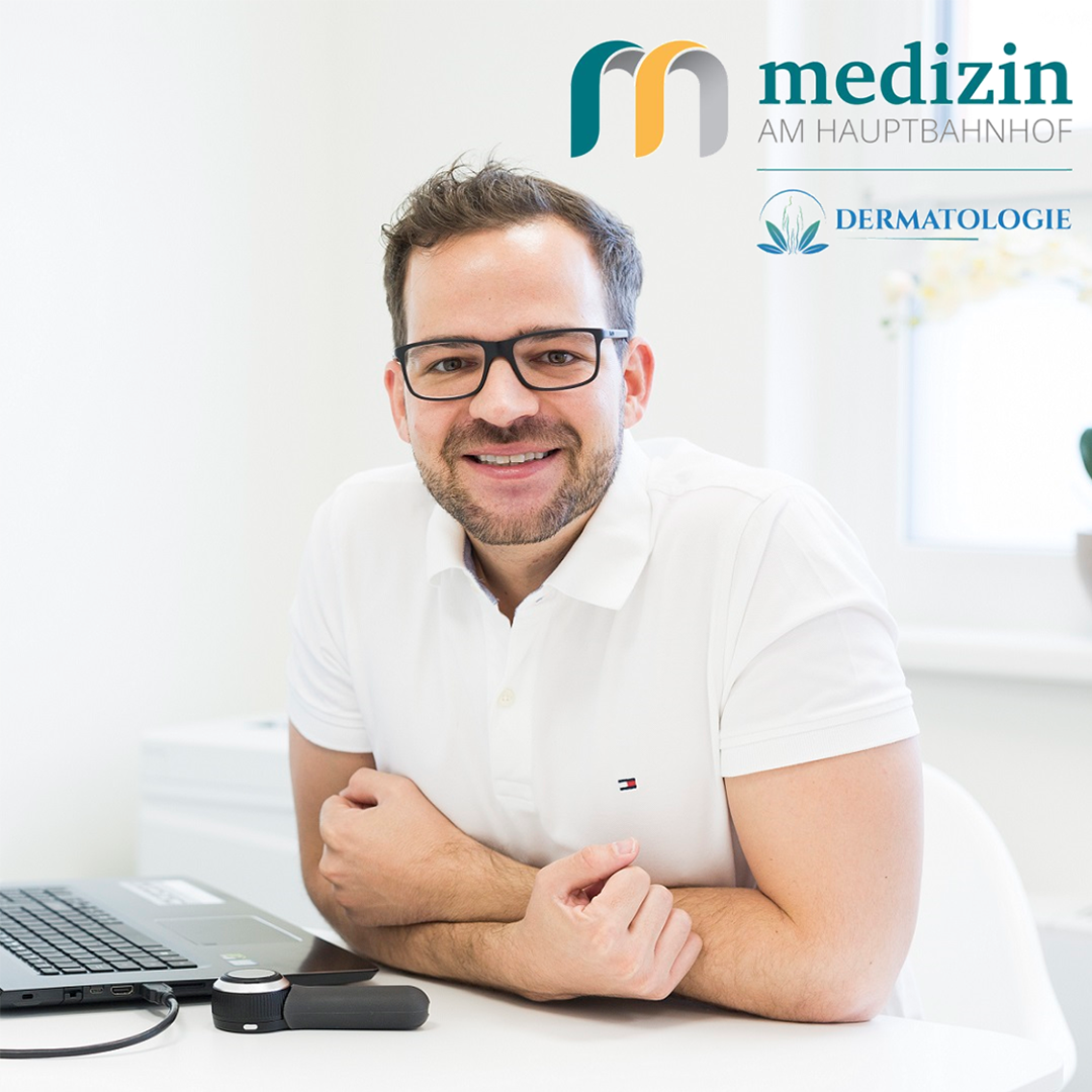 Dr. Johannes Bisschoff der Derma Wien - LAight Anwenderzentrum am Wiener Hbf