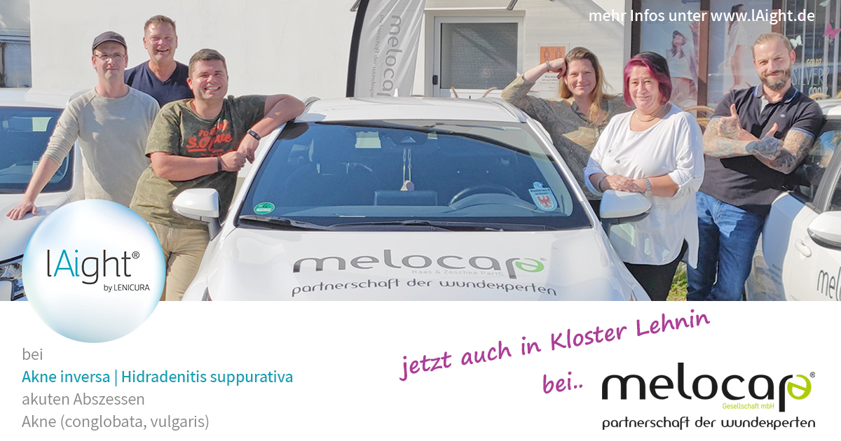 Team der Melocare in Kloster Lehnin Laight Therapie bei kane inversa