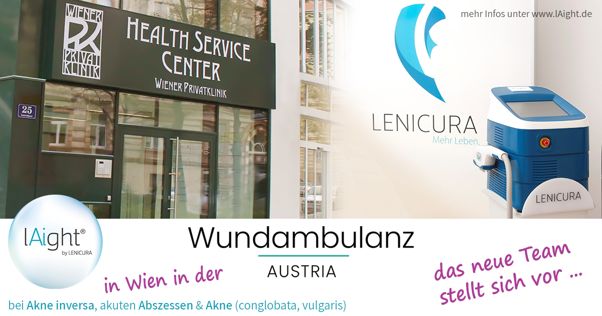 Bidl des Haupteingangs zur Wundambulanz Wien