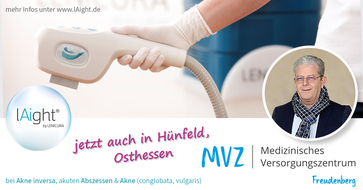 MVZ Freudenberg in Hünfeld bietet LAight bei Akne inversa an