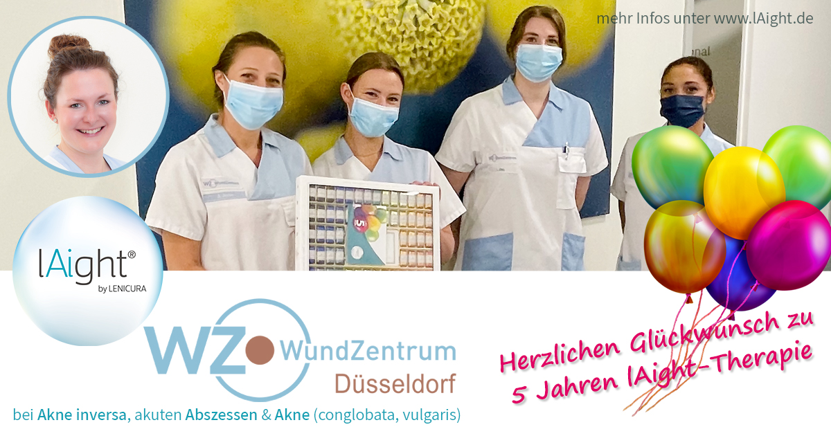 Das Team des WZ-Düsseldorf für Akne inversa