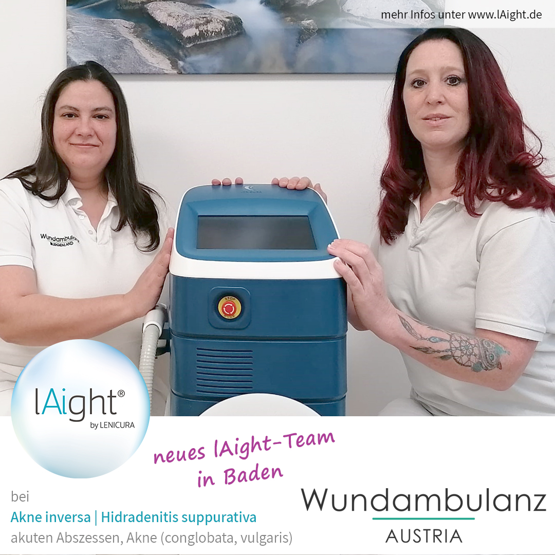 Neues lAight®-Anwenderteam bei der Wundambulanz Wien-Niederösterreich