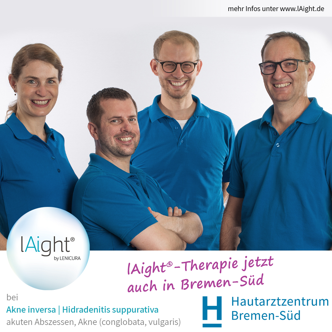 Hautarztzentrum Bremen-Süd bietet lAight®-Therapie an