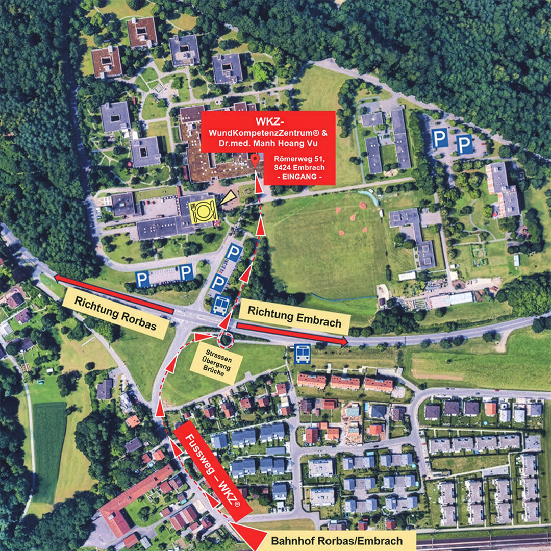 Lageplan WKZ Embrach/Zürich